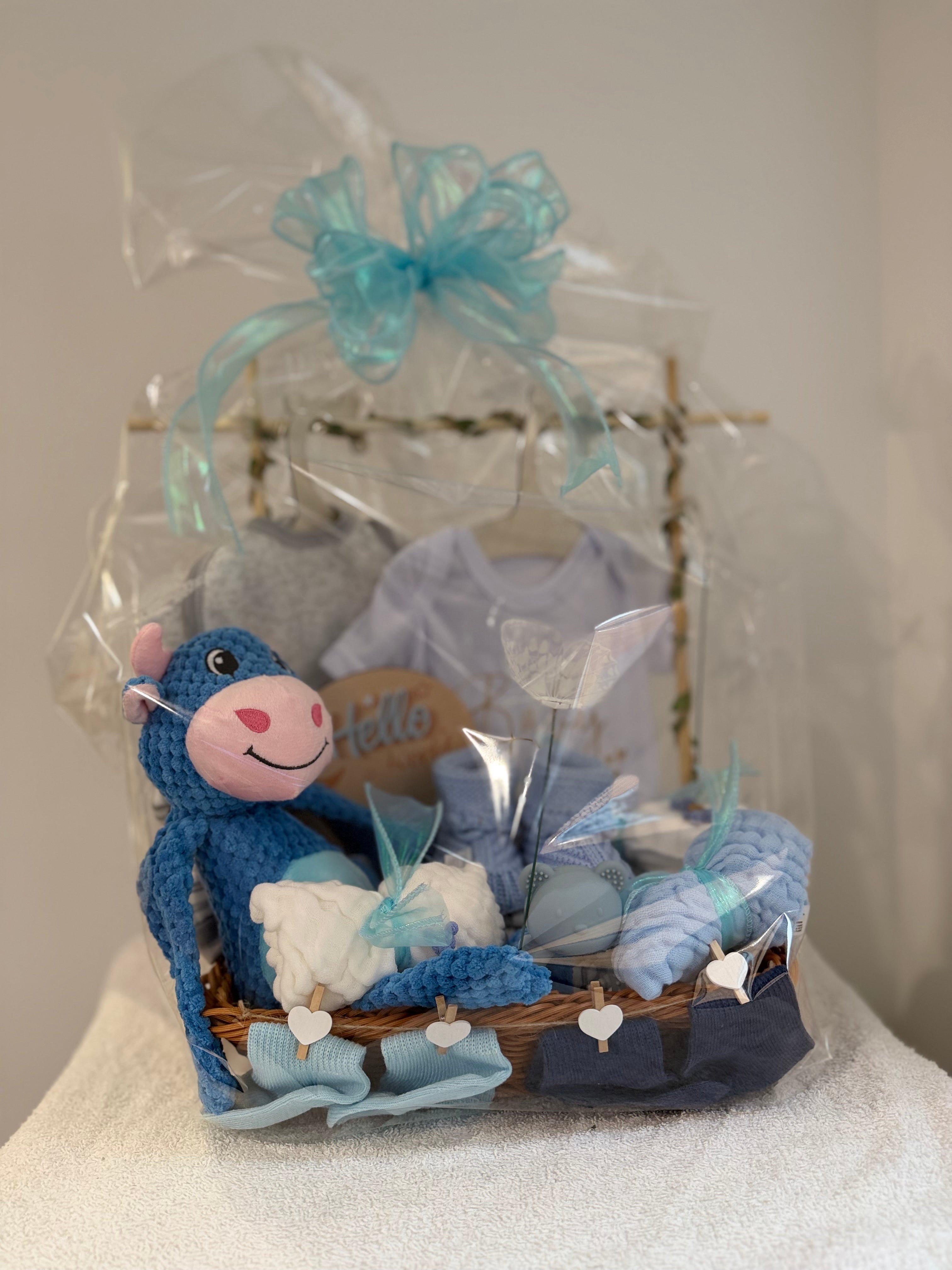 ✨Welcome Baby Boy Box 🩵– Perfect for Baby Showers