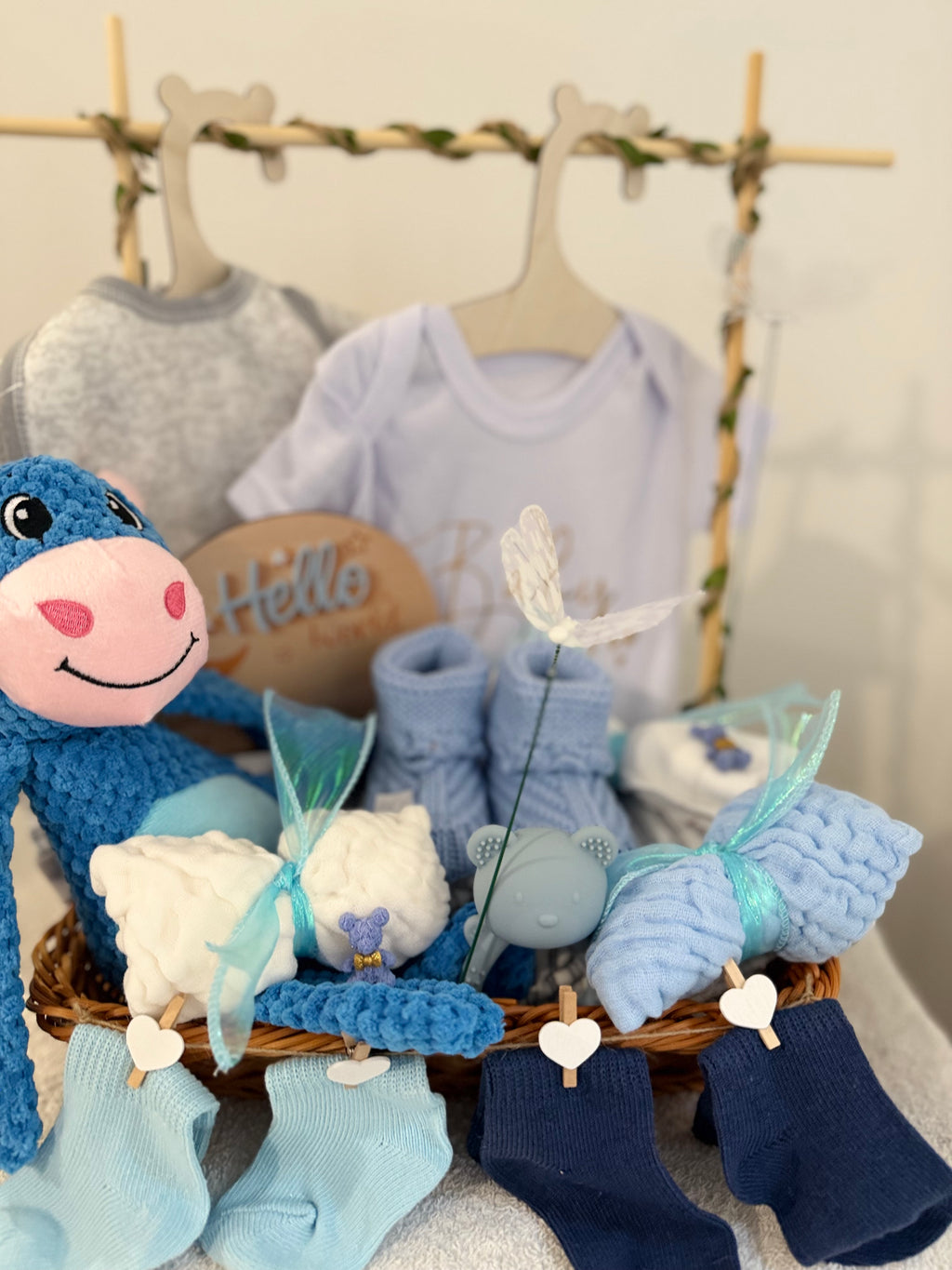 ✨Welcome Baby Boy Box 🩵– Perfect for Baby Showers
