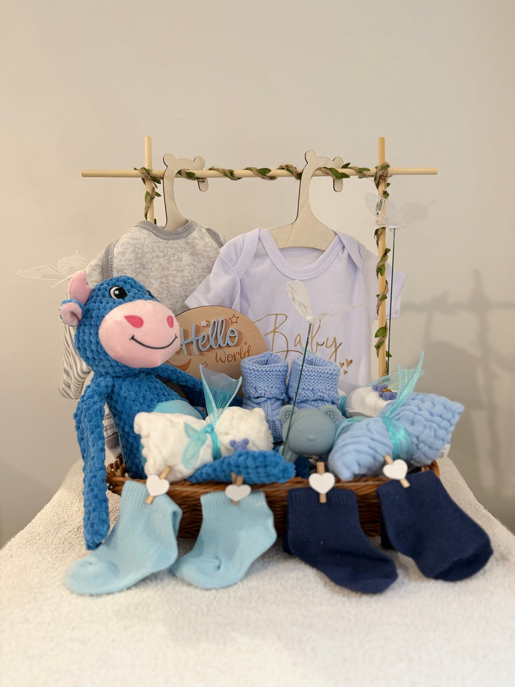 ✨Welcome Baby Boy Box 🩵– Perfect for Baby Showers