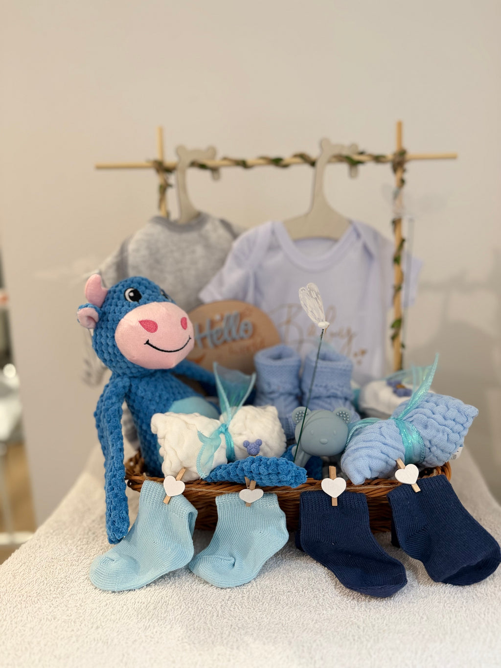 ✨Welcome Baby Boy Box 🩵– Perfect for Baby Showers