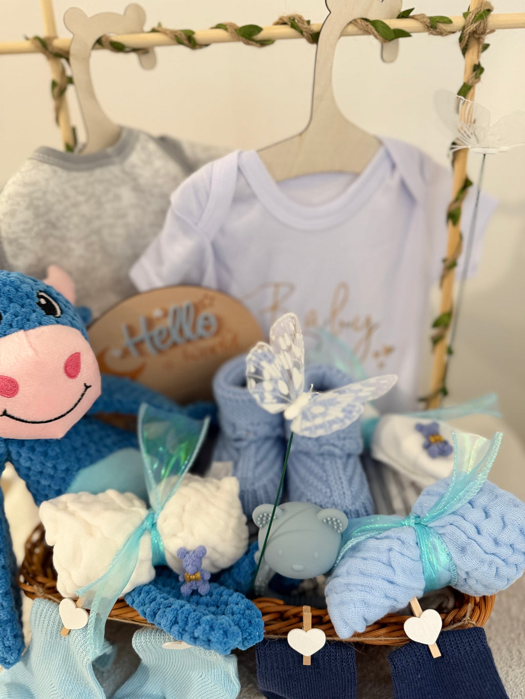 ✨Welcome Baby Boy Box 🩵– Perfect for Baby Showers