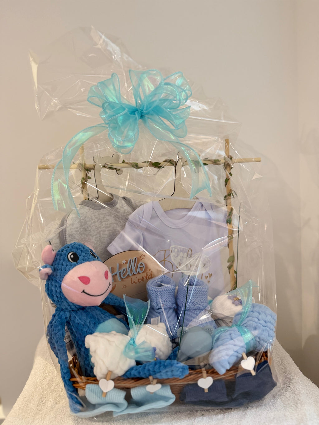 ✨Welcome Baby Boy Box 🩵– Perfect for Baby Showers