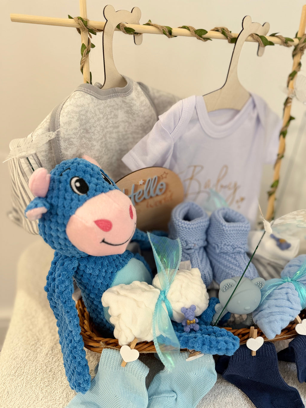 ✨Welcome Baby Boy Box 🩵– Perfect for Baby Showers