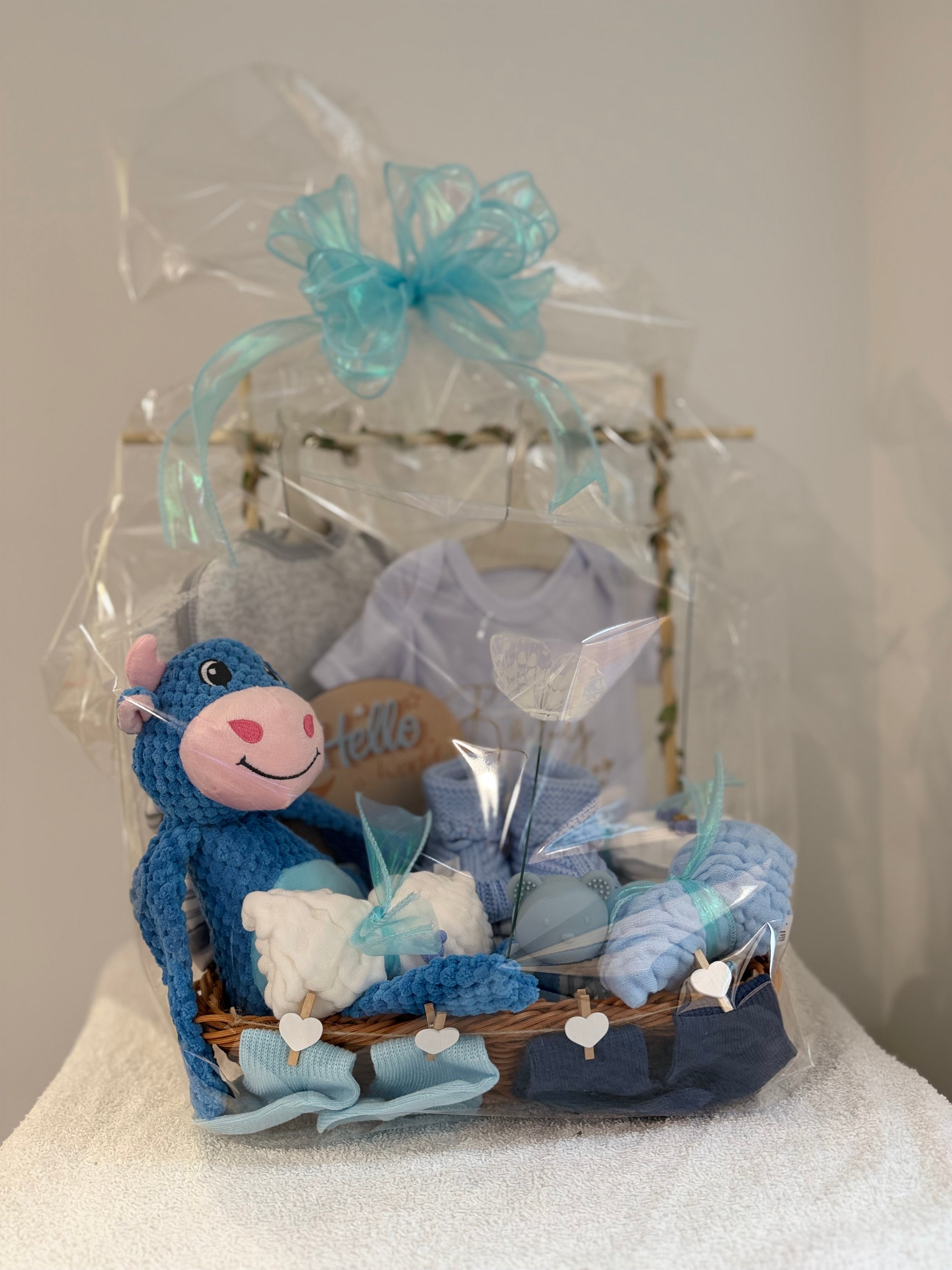 ✨Welcome Baby Boy Box 🩵– Perfect for Baby Showers